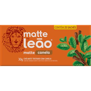 Chá Matte Leão Canela - Caixa com 25 Unidades