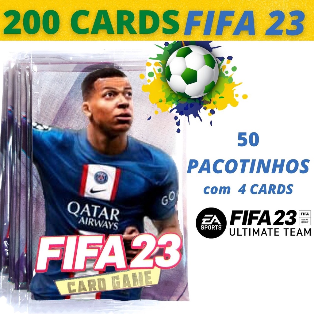 Kit 200 Cards Fifa 23 = 50 Pacotes Duelar Bafo Lançamento!