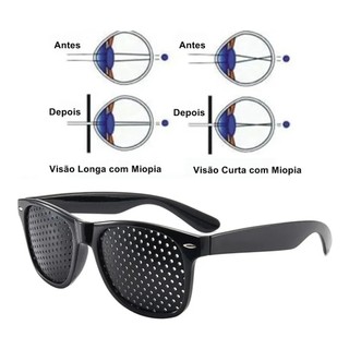 Óculos Reticulado com furos