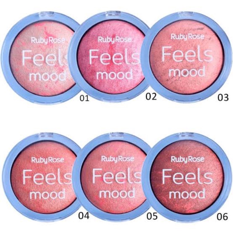 Marble Blush Ruby Rose Feels Mood HB6117 Shopee Brasil