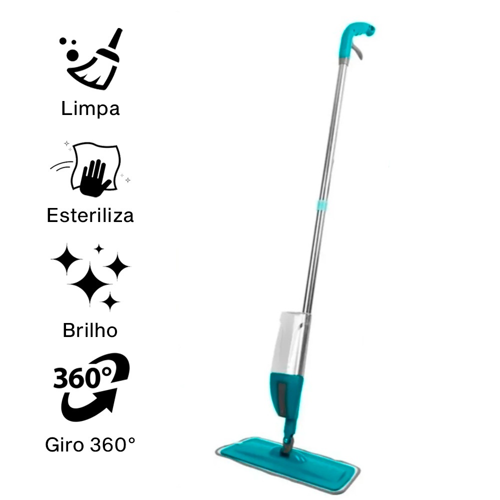 Mop Spray Microfibra Com Reservatório