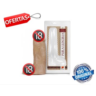 Pênis Realístico 23,2 X 7,5cm Sex Shop Prótese Com Ventosa Sexyshop Pinto Grosso Grande Consolo Borracha