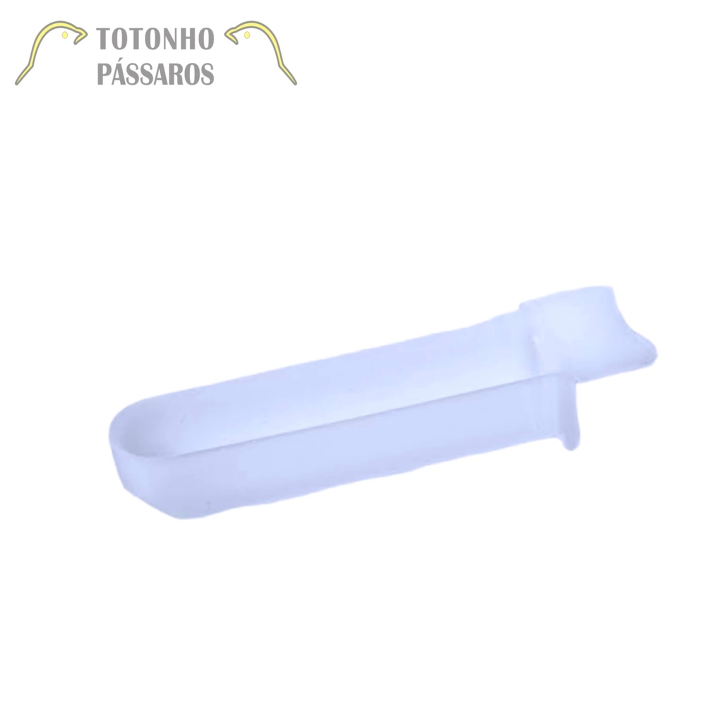Porta Vitamina Unha 10 ml Longo Malha Fina para Pássaros
