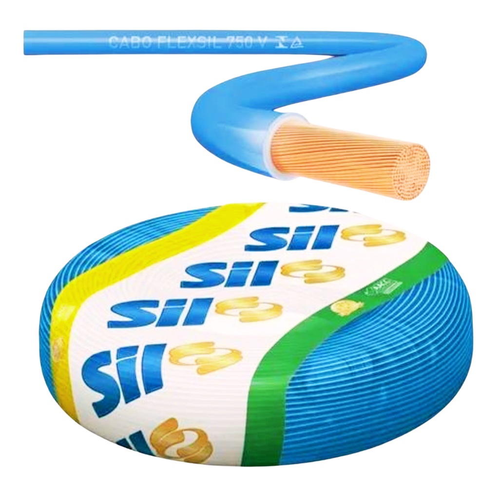 FIO CABO FLEX SIL 750V 4mm C/ 50 METROS