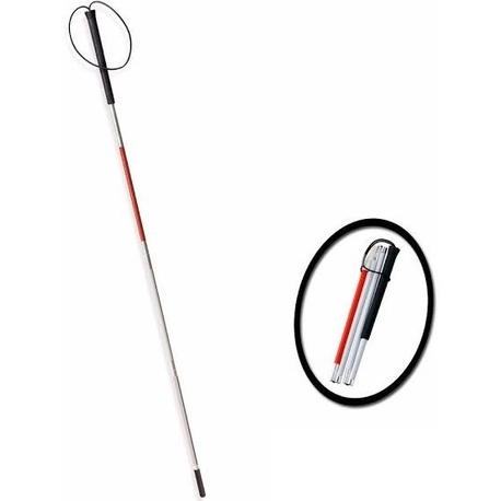 Bengala Guia Dobrável Para Deficientes Visuais Supermedy