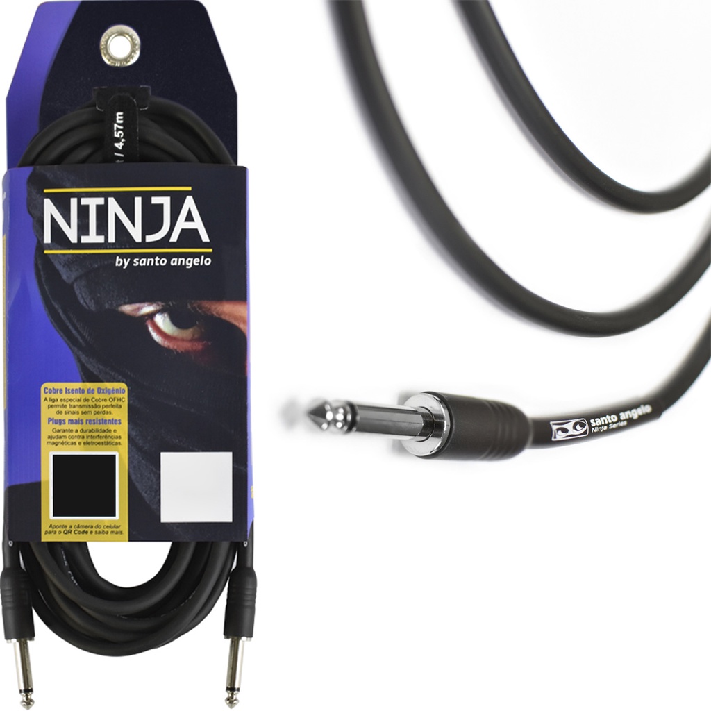 Cabo Santo Angelo Ninja P10 x P10 3,05 Metros Mono 08537 em Oferta na Shopee