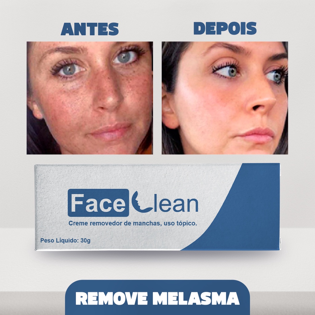 Face Clean Clareador de Melasma (Lançamento) Escorrega o Preço