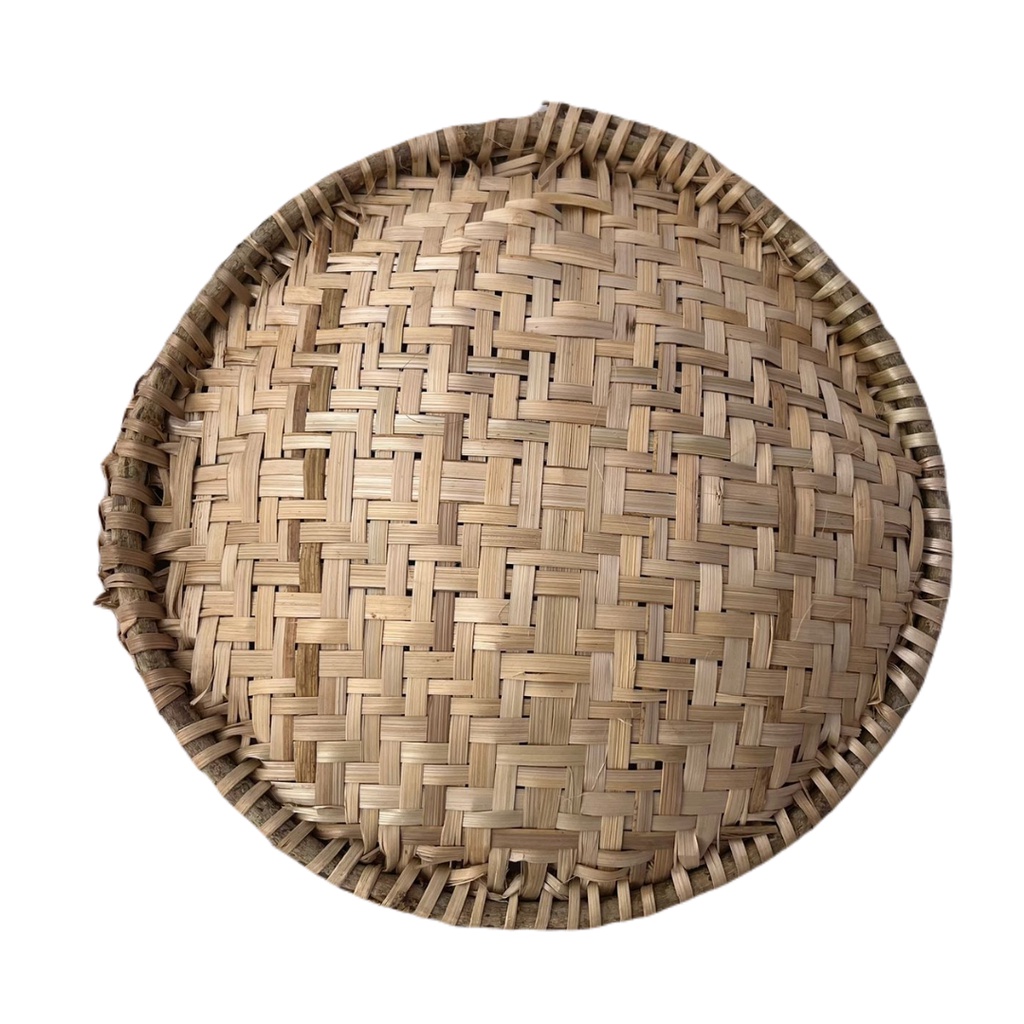 Peneira Redonda Palha Búzios 25cm Decoração Artesanal Parede