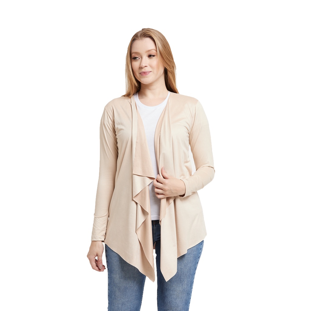 Blusa de Frio Cardigan Kimono Blazer Casaco Feminino Sobretudo Manga Comprida Suede Ca1s