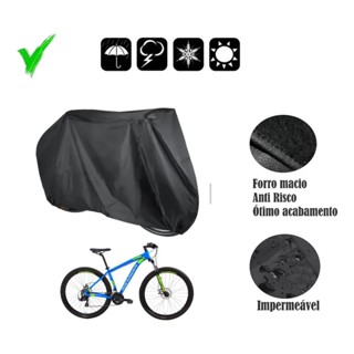 Capa Cobrir Bicicleta Modelo Universal Cobre até Aro 29 Impermeável Feita em Couro