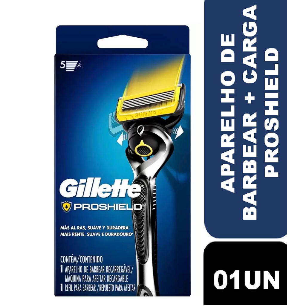 Aparelho de Barbear Gillette Proshield Flexball (01 aparelho + 01 carga)