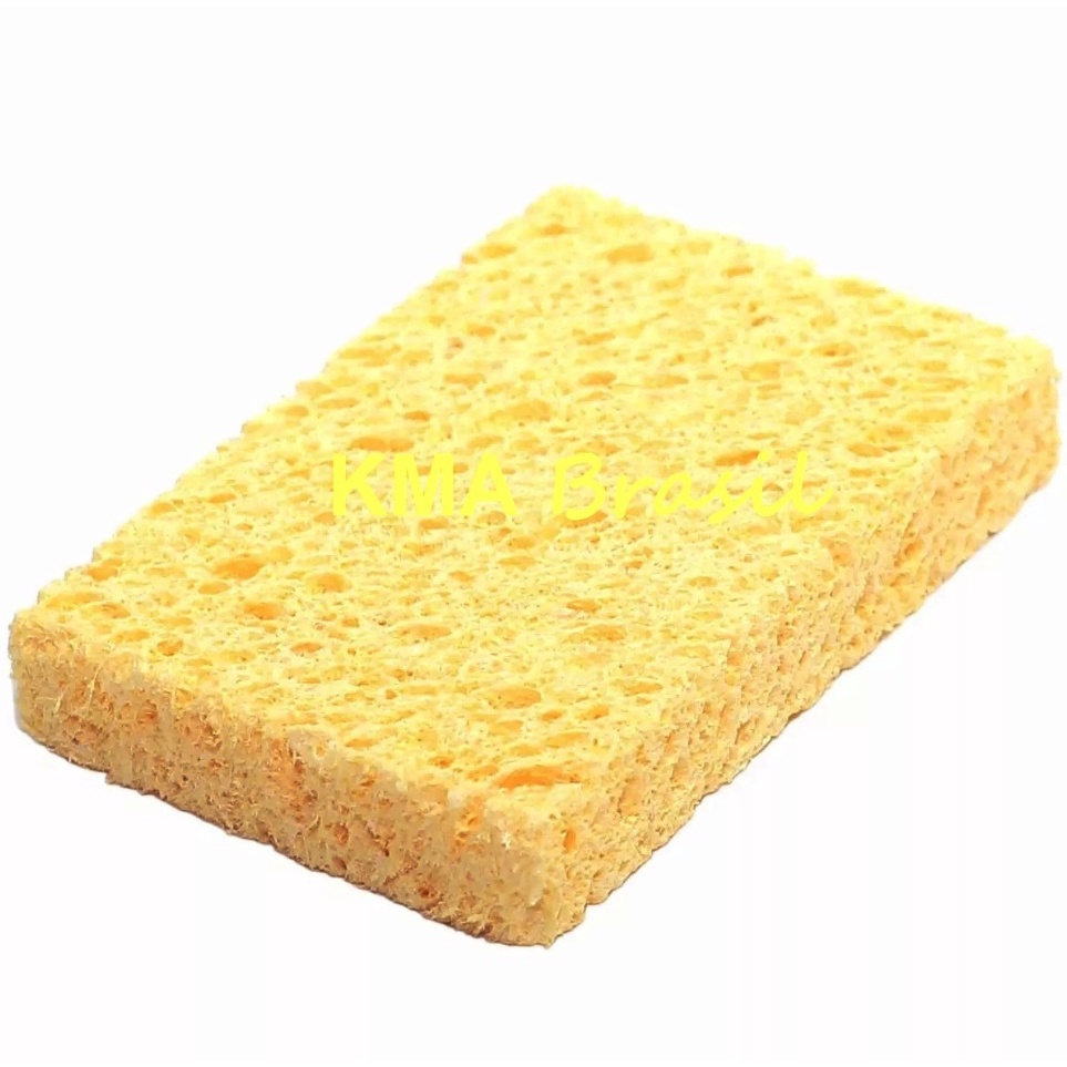 Esponja Vegetal Para Ferro De Solda em Oferta na Shopee