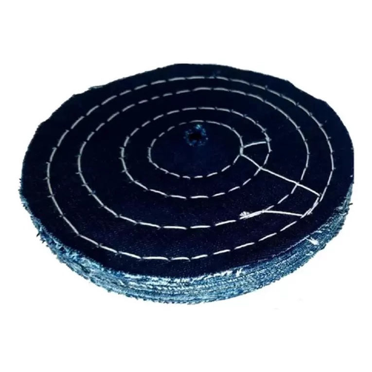 1 unidade roda brim/jeans para polimento de 3 polegadas