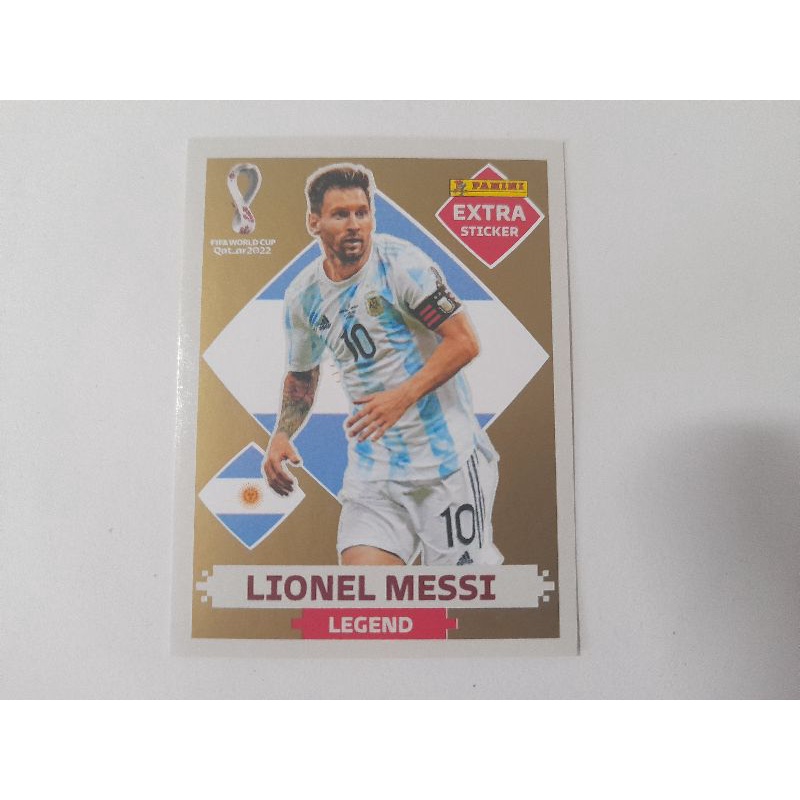 Figurinha Legend Lionel Messi Ouro Shopee Brasil