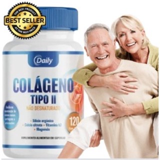 Colágeno Tipo 2 UC 2 Colageno Ideal Para Dores Joelho Articulações Tendões Artrite Artrose 40mg 120 Capsulas Qualidade Premium