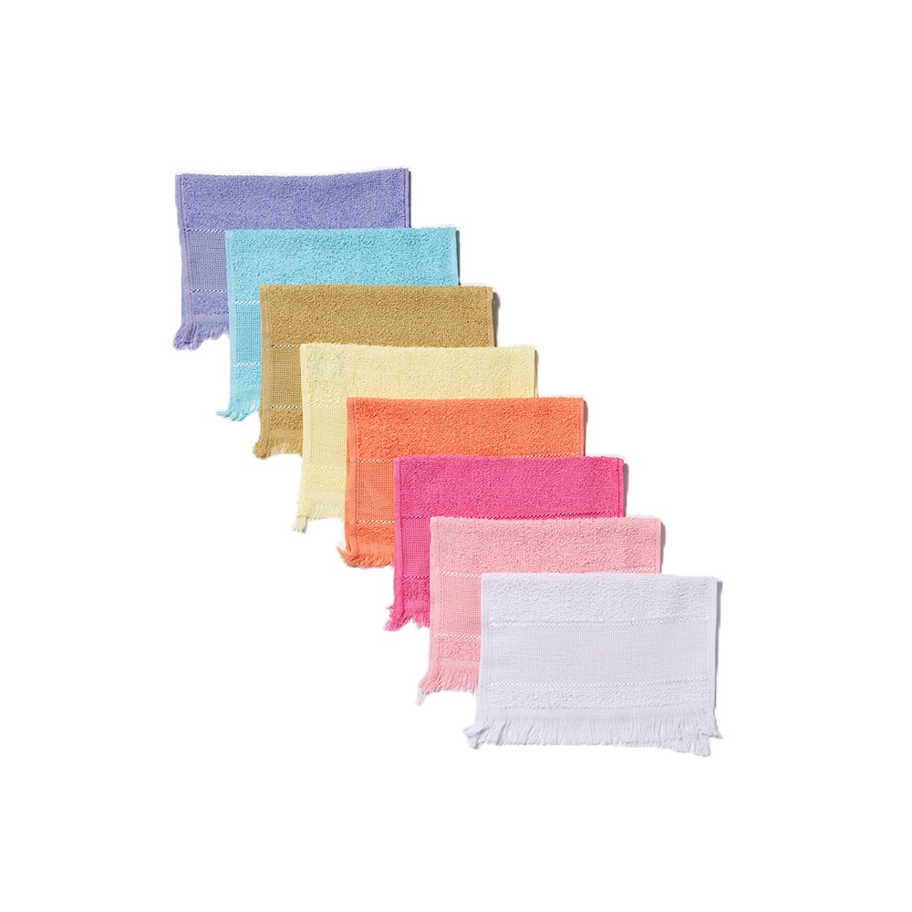 Kit 20 Toalha Social Atacado Toalha De Mão Escolar Felpuda em Oferta na Shopee