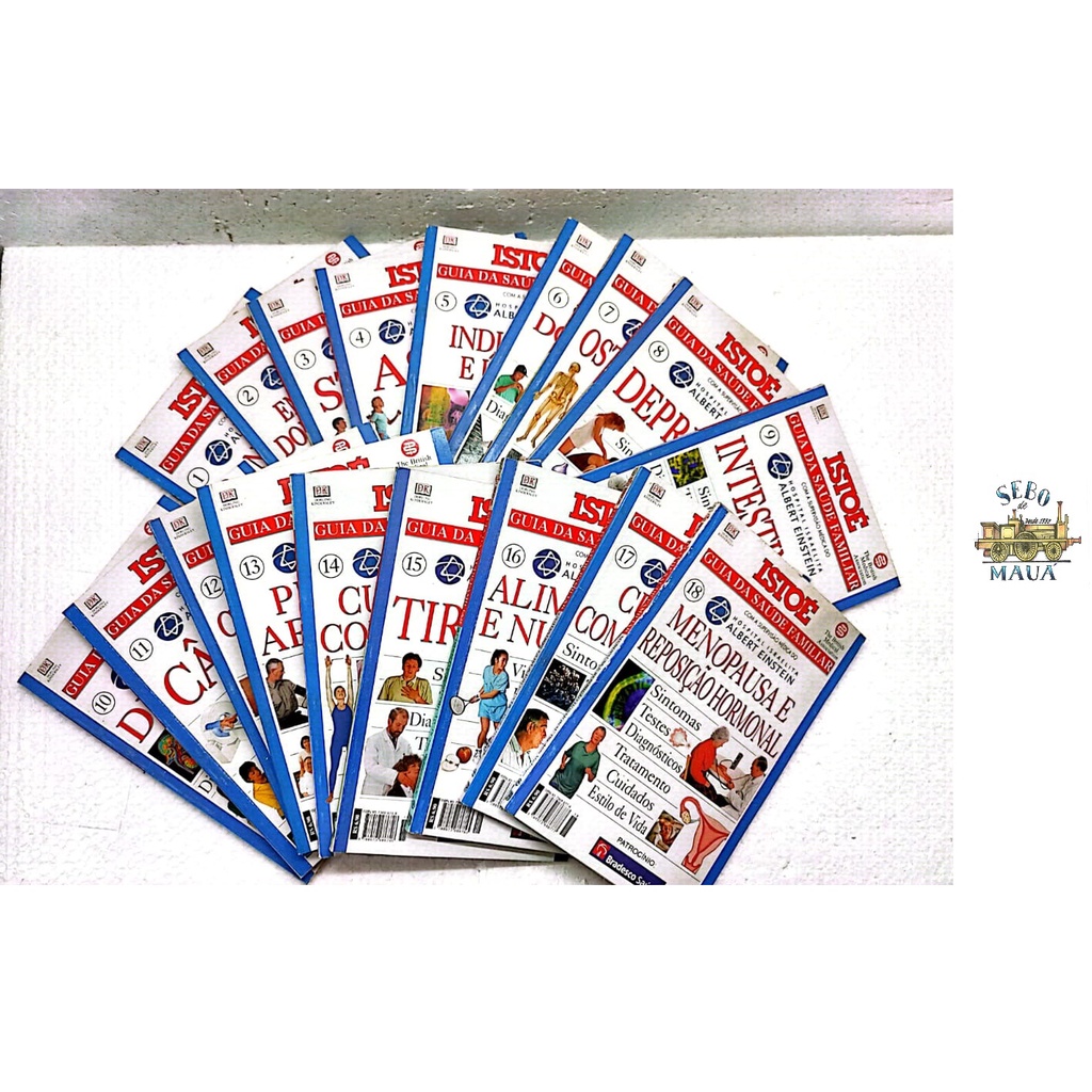 livros da Coleção Guia da Saúde Familiar Com Supervisão Médica do Hospital Albert Einstein