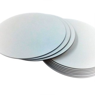 Cake Board Base para Bolo Redondo Mdf 25 cm - 3 mm Branco