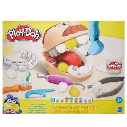 Massinha Play Doh Brincando De Dentista Novo