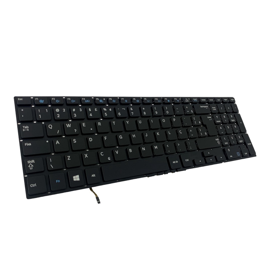 Teclado P/ Notebook Samsung Np670 Retro Iluminado Br