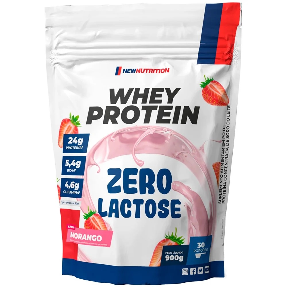 WHEY PROTEIN ZERO LACTOSE 900G NEW NUTRITION