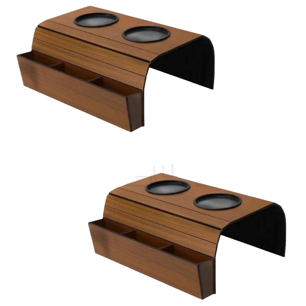 Esteira Para Braço De Sofa Com Apoio De Copo 2 Unidades Kit em Oferta na Shopee