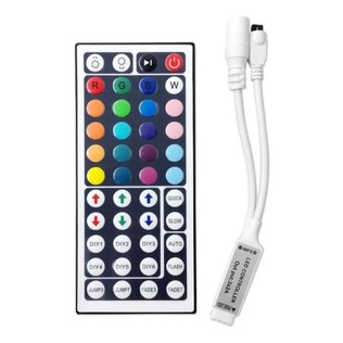 Controlador + Controle 44 Teclas Para Fita Led Rgb 5050 E 3528 em Oferta na Shopee