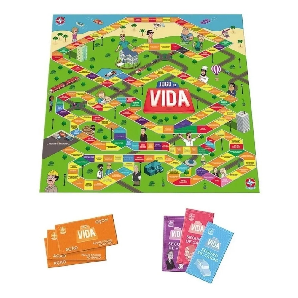 Jogo Da Vida Com Aplicativo Estrela