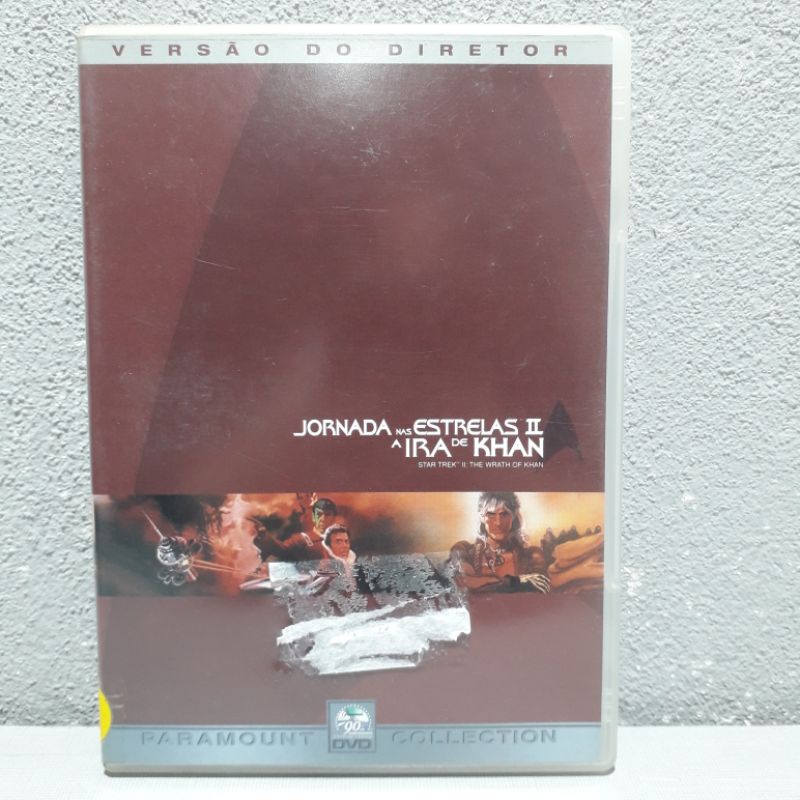 DVD - Jornada nas estrelas II:A ira de Khan (LER DESCRIÇÃO)