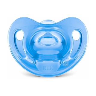 Chupeta Sensitive Soft 100% Silicone Menino Azul - NUK em Oferta na Shopee