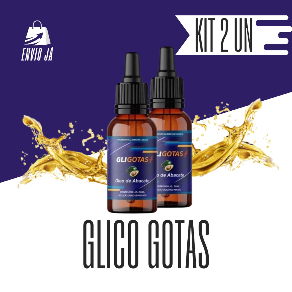 Mega Oferta 2 Glico Gotas Original | Shopee Brasil