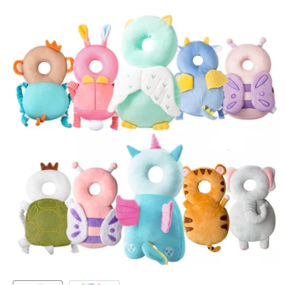 Mochila Almofada Infantil Protetor De Cabeça Para Bebês Travesseiro Anti Impactos em Oferta na Shopee