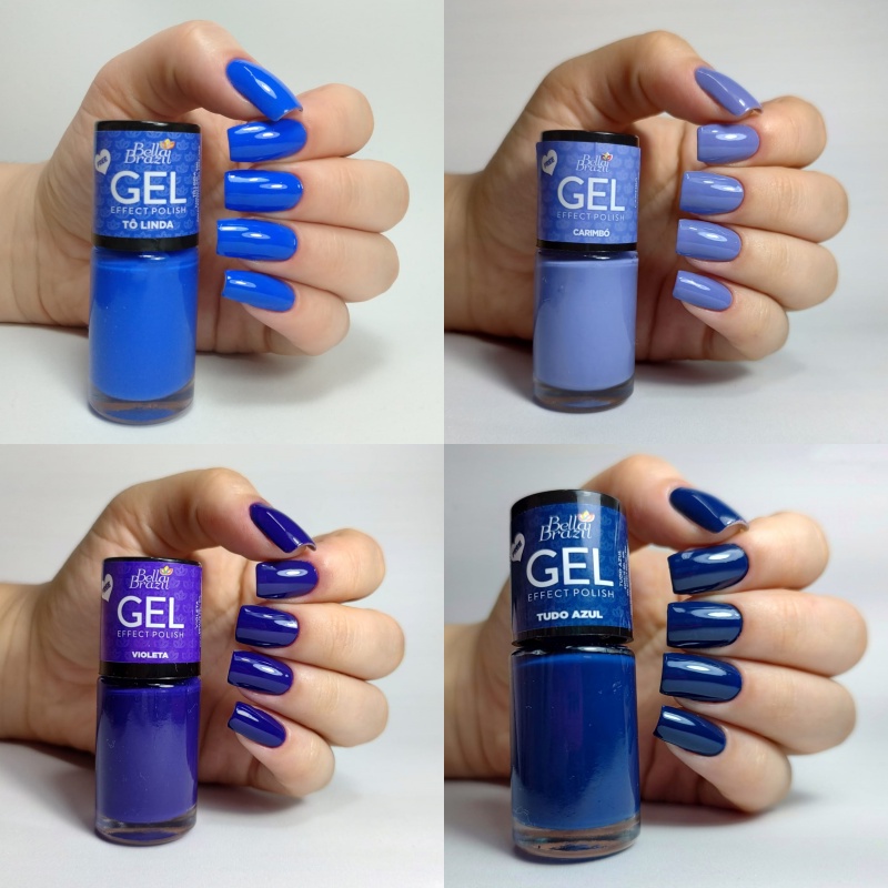 Esmalte Efeito Gel Bella Brazil Tons variados Bella Brazil 9ml