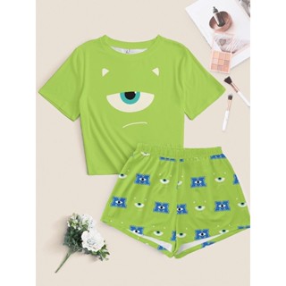 Pijama Adulto Cropped Baby Doll