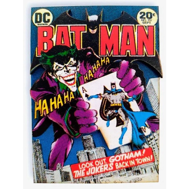 Imã 3D (Capa Batman 251 - Coringa)