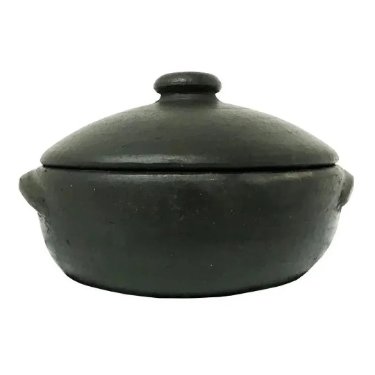 50% OFF - Panela de Barro Para Moqueca e PIrão 1.5L + Pimenteira