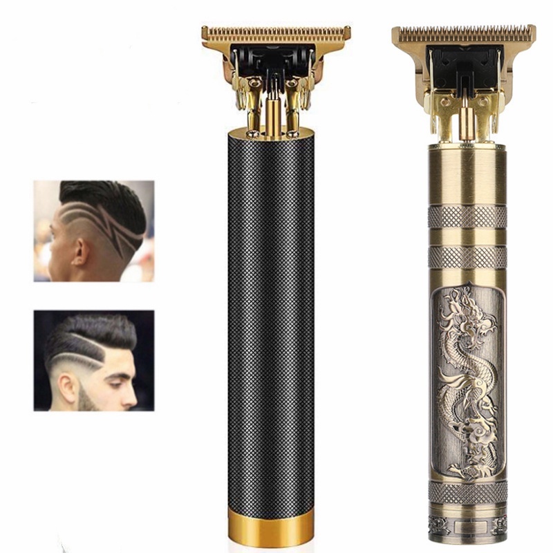 Original T9 Máquina De Cortar Aparador De Cabelo Profissional Barbeiro Dragão Buda Barbeador Elétrico