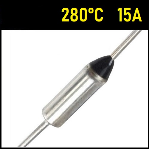 1 Fusível Térmico 15A 280C 280G 280°C 280 Graus TF280°C 250V