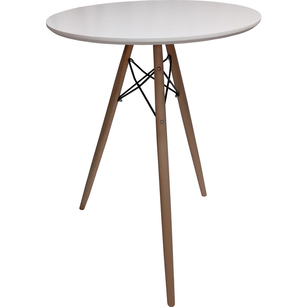 Mesa Bistro Redonda Bar Tripé Tampo 60cm 70cm Eames Charles Eiffel Top