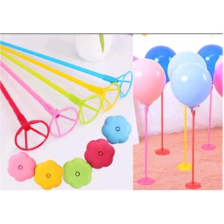 5, 10 ,15 ,20 ,25 unidades Pega balão desmontável colorido consultar cores/ Suporte para balão Com base em Oferta na Shopee