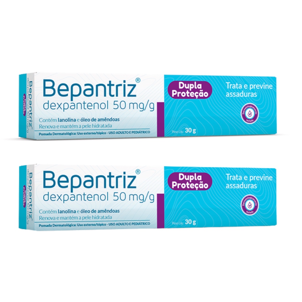 Kit 2 Bepantriz 50g Pomada Dermatológica Para Assaduras Promoção