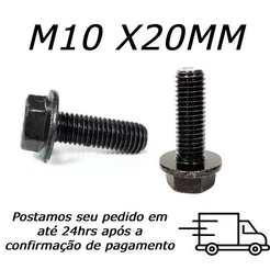 Parafuso Sextavado Flangeado M10 X 20mm