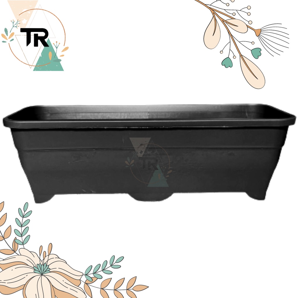 10 Vasos Jardineira Plástico Floreira Horta Vertical 36cm
