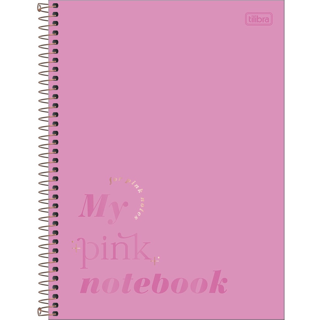 Caderno Capa Dura Espiral Grande Com 10 Materias Love Pink 2023 Tilibra Pronta Entrega 5132