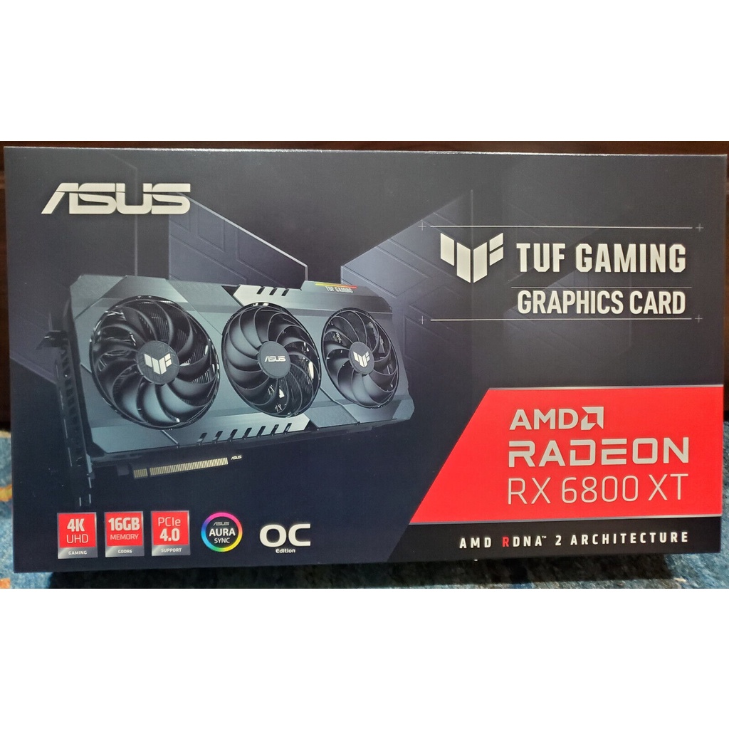 ASUS TUF Gaming Radeon RX 6800 XT OC 16GB GDDR6 Graphics Card | Shopee ...