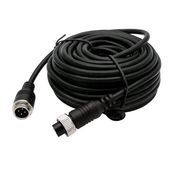Kit 4 Cabos aviação 4 Pinos  Câmera Dvr Veicular 10 Metros.
