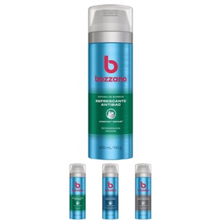 Kit 2 Espuma De Barbear Amolece A Barba E Nutri A Pele Bozzano 190Gr
