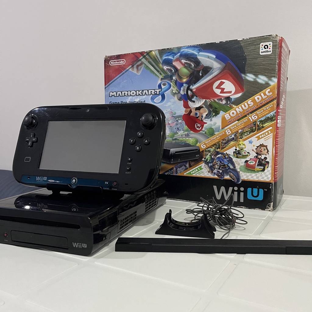 Console Nintendo Wii U Bundle Mario Kart 8 Seminovo Escorrega O Preço 7622