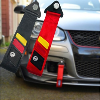 cinta fita reboque two strap volks vermelho - preto em Oferta na Shopee