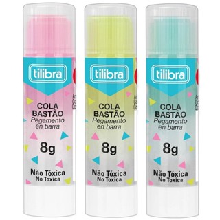 Cola Colorida em Bastão 8g / Papelaria / Material Escolar / Material de Escritório - Tilibra